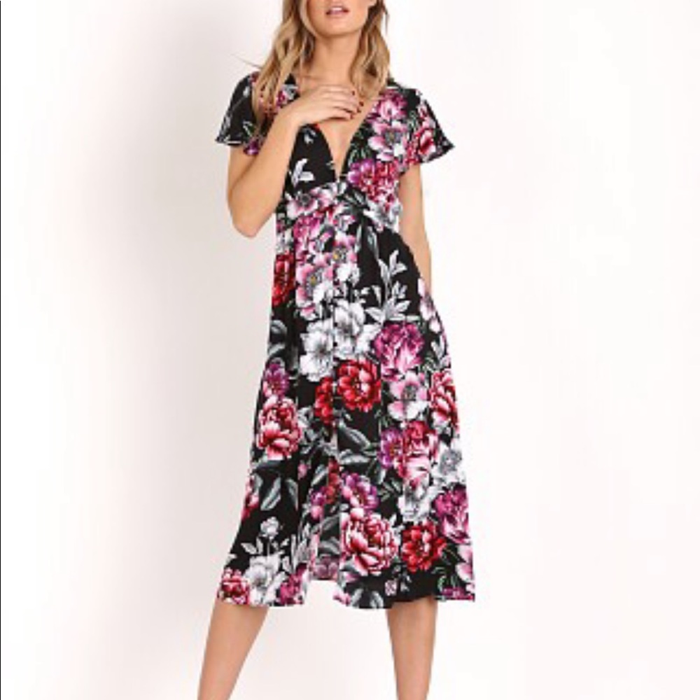 Auguste Midi Button-down Dress